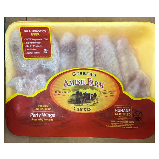 Gerber's Amish Farm Chicken Fryer Party Wings, 1.2 lb (approx.)