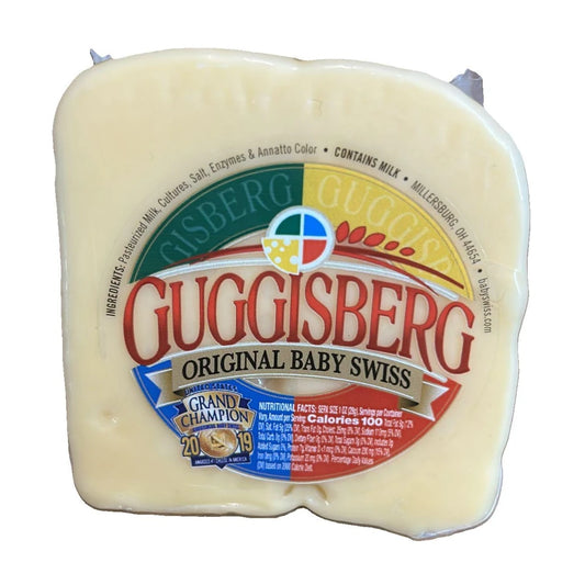 Guggisberg Baby Swiss Cheese, 1/2 (0.5) lb