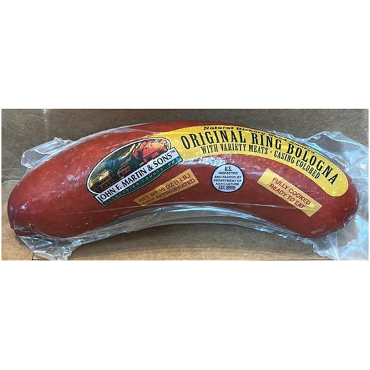 John F. Martin & Sons Original Ring Bologna, 16 oz