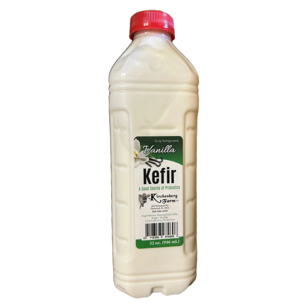 Kirchenberg Farm Kefir Vanilla, 32 oz. (946 ml)