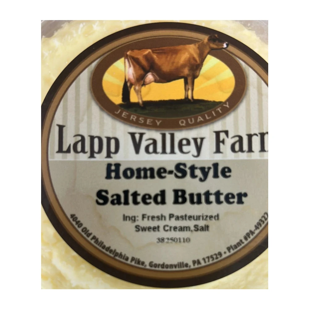 Lapp Valley Farm Home-Style Salted Butter, 1 lb