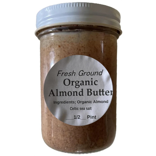 Amish Organic Farm Organic Almond Butter, 1/2 Pint