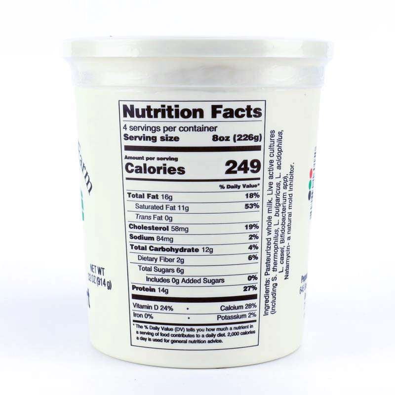 Pequea Valley Farm - Plain Yogurt, 32 oz (914g)
