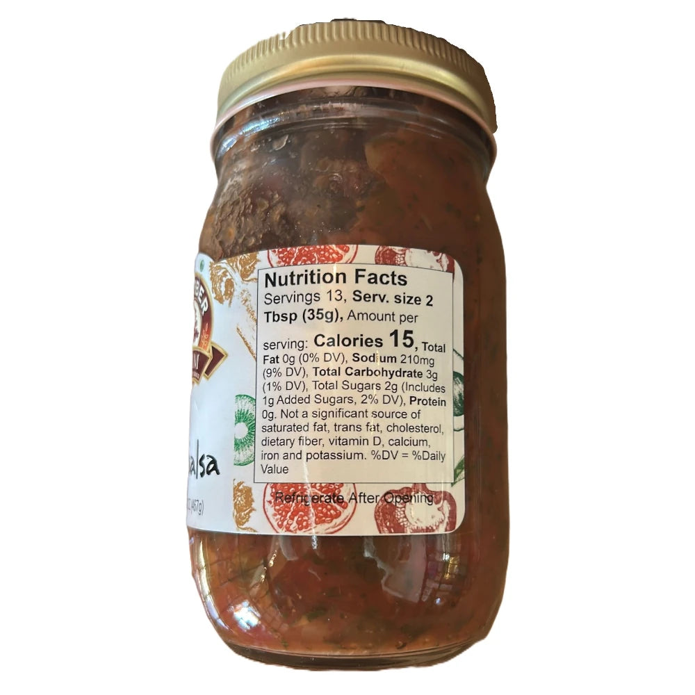 September Farm Hot Salsa, 16.5 oz (467g)