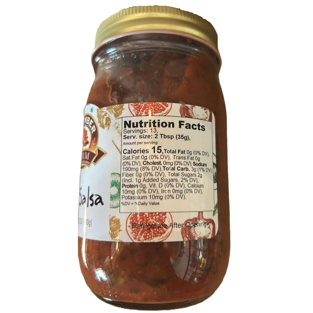 September Farm Mild Salsa, 16.2 oz (460g)