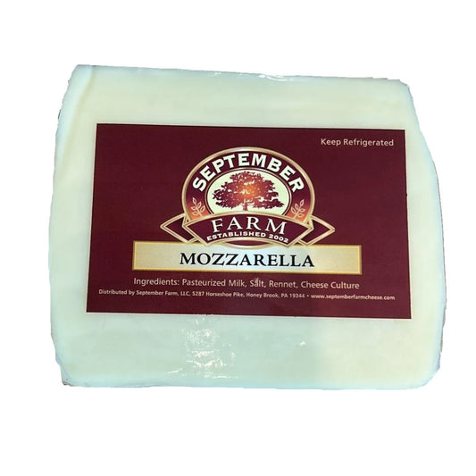 September Farm Mozzarella Cheese, 1 lb