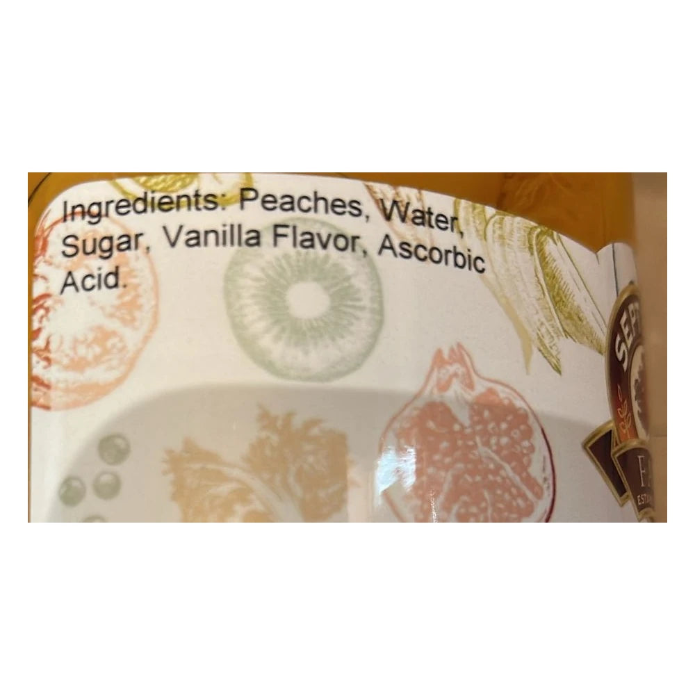 September Farm Vanilla Peaches Old Fashioned, 35 oz (992g)