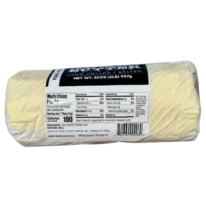 Pearl Valley Amish Country Hand-Rolled Butter - Salted, 2 lb (907g)