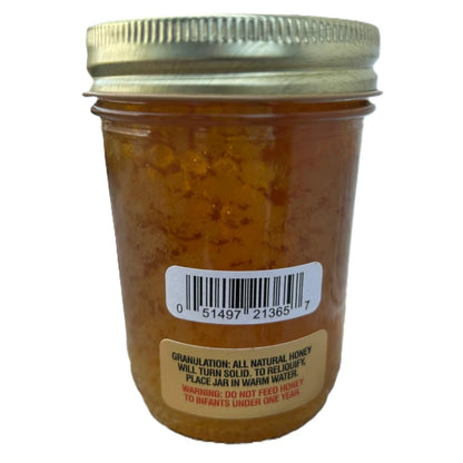 Raw Wild Flower Honey with Comb, 8oz (227g)