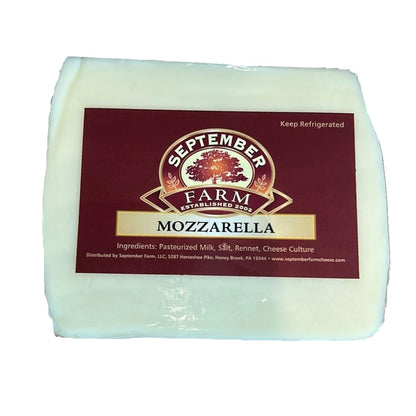 September Farm Mozzarella Cheese, 1 lb